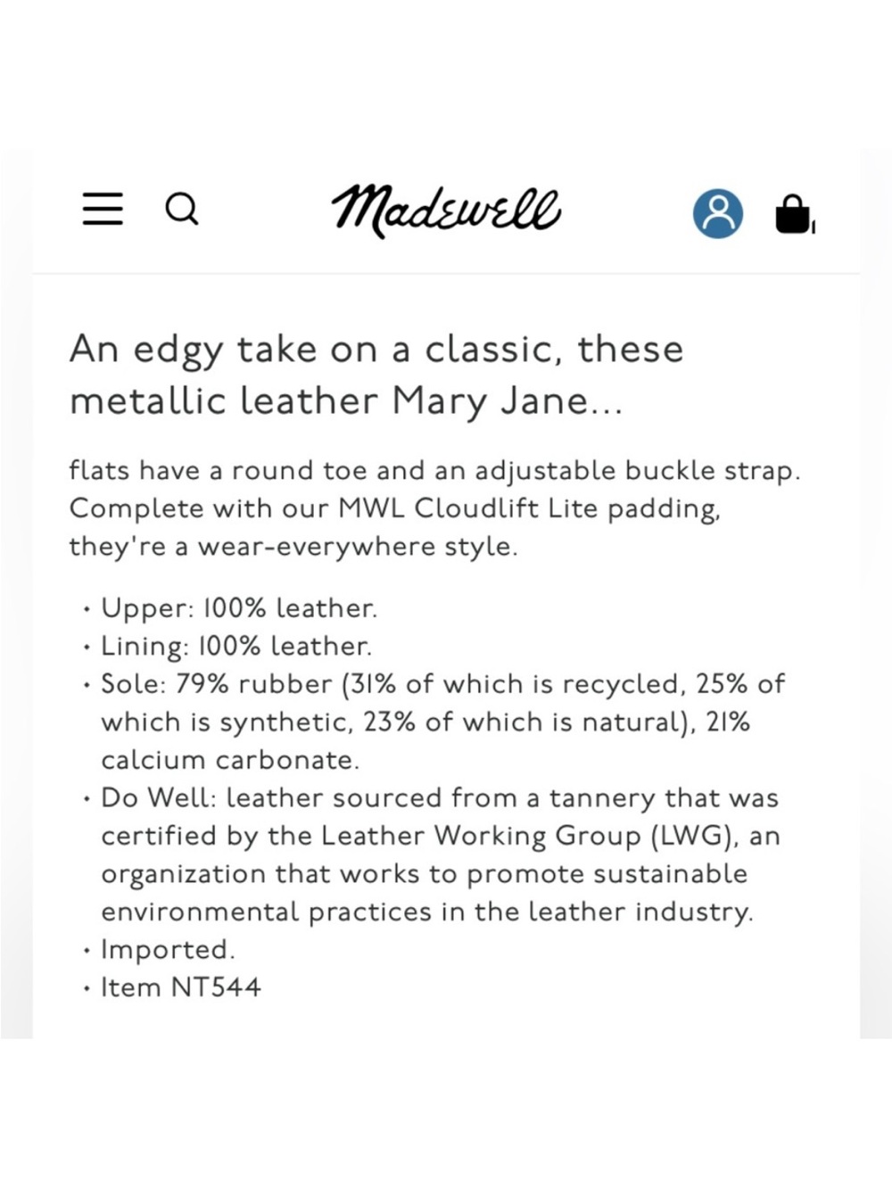 Madewell Remy Pewter Multi - Picture 4 of 4